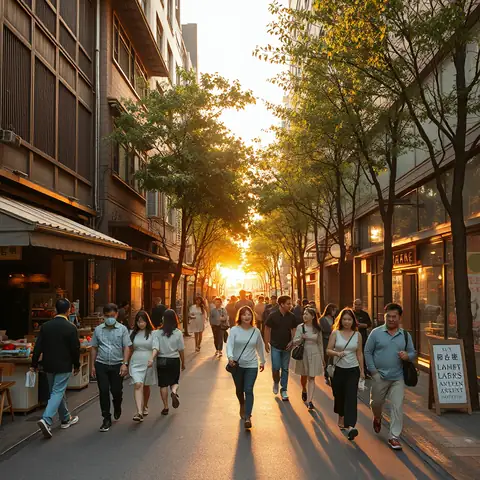 Experiencing "daily life" during city travel