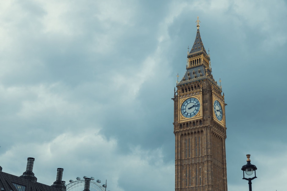 El Big Ben y el Palacio de Westminster en Londres