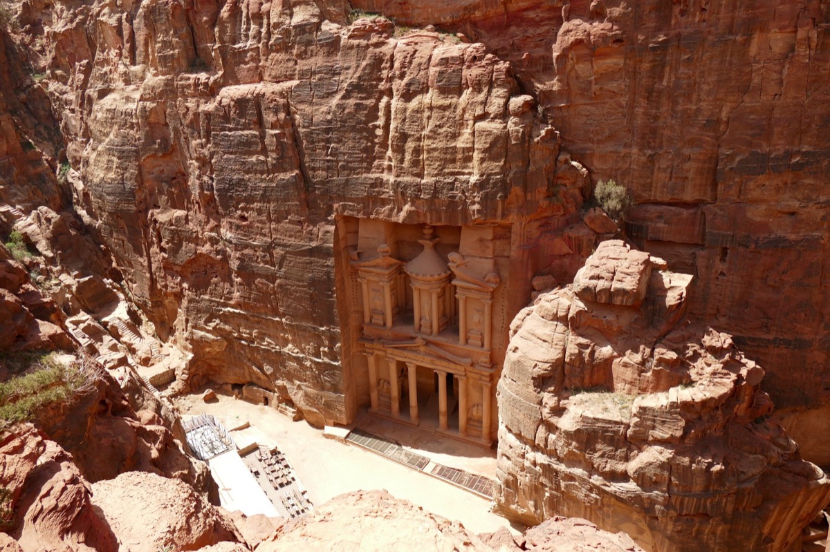 Felsformationen in Petra