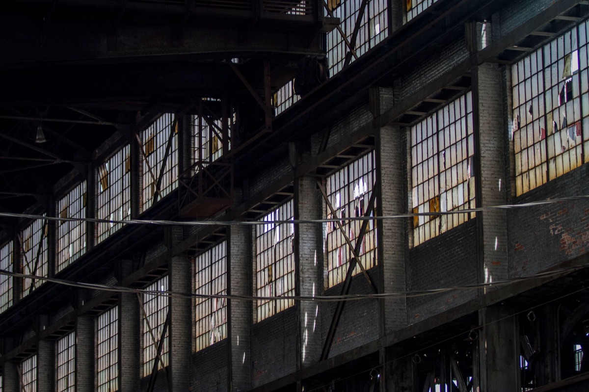 historic cotton mill exterior
