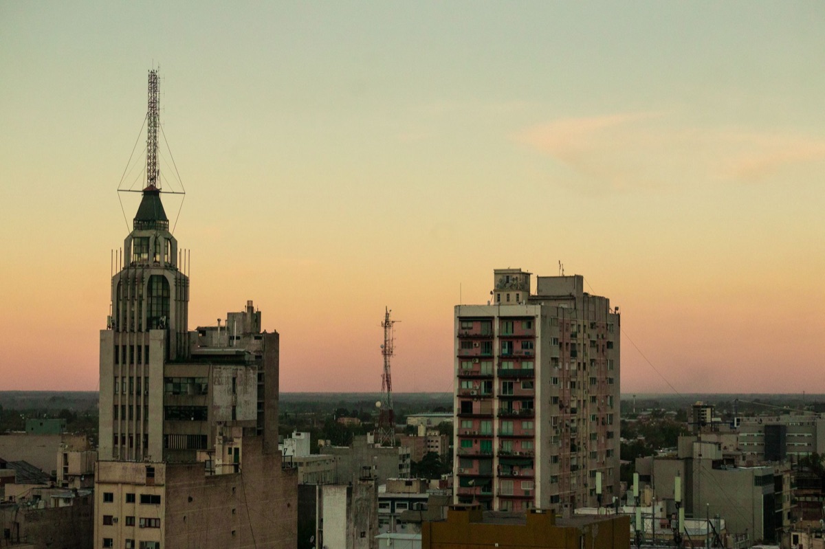 Paisaje de Toronto al atardecer